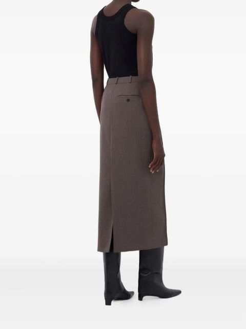 LouLou de Saison Vera maxi skirt - Brown