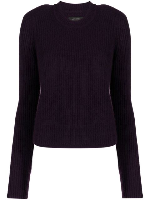 ISABEL MARANT crew-neck jumper - Purple - zdjęcie produktu nr 1