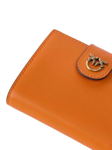 PINKO logo-detail wallet - Orange
