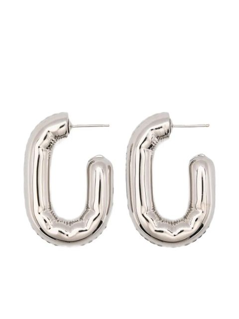 Rabanne chunky-hoop earrings - Silver - zdjęcie produktu nr 1