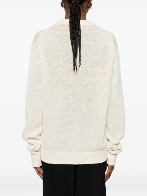 Jil Sander cre-neck sweater - Neutrals