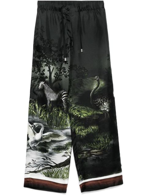 The Attico printed trousers - Grey - zdjęcie produktu nr 1