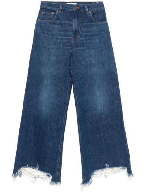 Chloé cropped wide-leg jeans - Blue - zdjęcie produktu nr 1