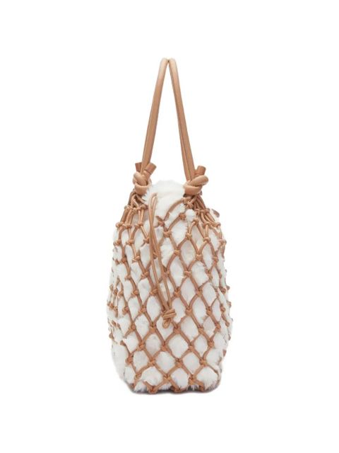 3.1 Phillip Lim mini macrame tote bag - Brown