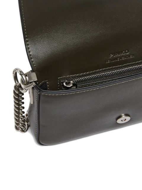 PINKO stud buckle cross body bag - Green