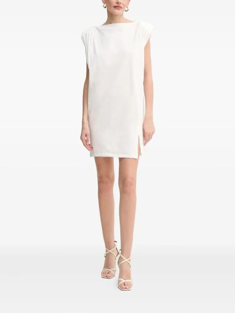 PINKO padded-shoulder dress - White - zdjęcie produktu nr 1