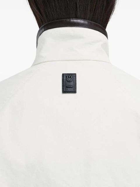 Ferragamo button-fastening jacket - White