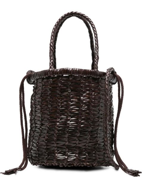 DRAGON DIFFUSION leather bucket bag - Brown - zdjęcie produktu nr 1