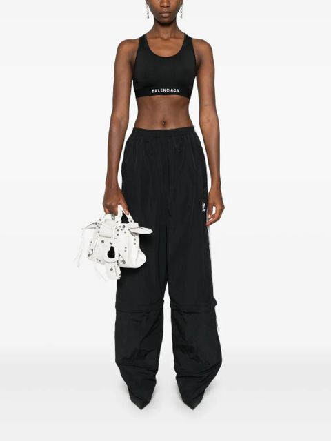 Balenciaga logo-underband sports bra - Black - zdjęcie produktu nr 2