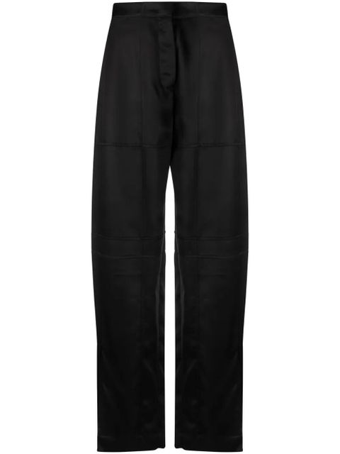 Jil Sander high-waist straight-leg trousers - Black - zdjęcie produktu nr 1