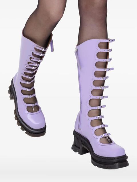 Marc Jacobs xDr. Martens 160mm The Kiki cut-out boots - Purple