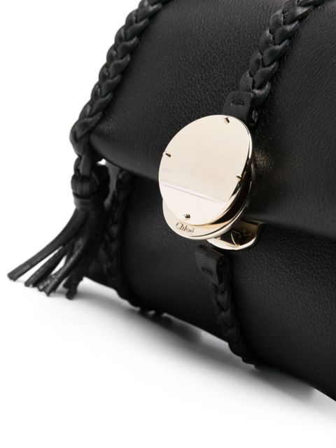 Chloé Penelope braid-detail satchel bag - Black