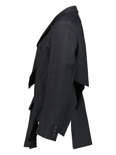 Comme Des Garçons bow-detail cut out jacket - Black