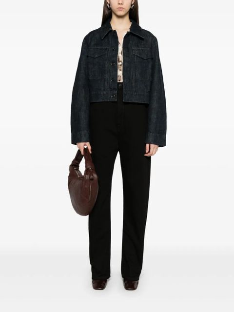 LEMAIRE drop-crotch jeans - Black