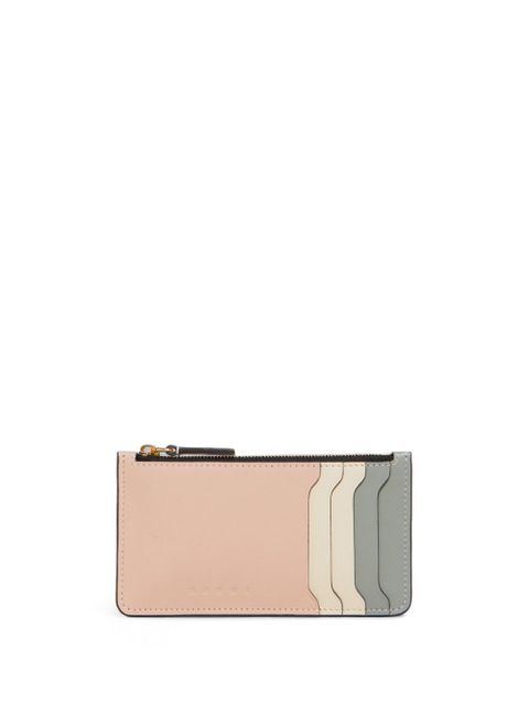 Marni embossed-logo cardholder - Pink - zdjęcie produktu nr 1