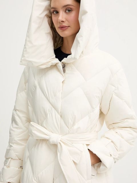 Hetrego kurtka puchowa JENNA kolor beżowy zimowa 8P695