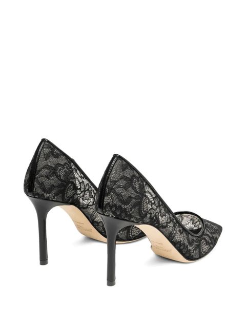 Jimmy Choo 85mm Romy pointed-toe pumps - Black