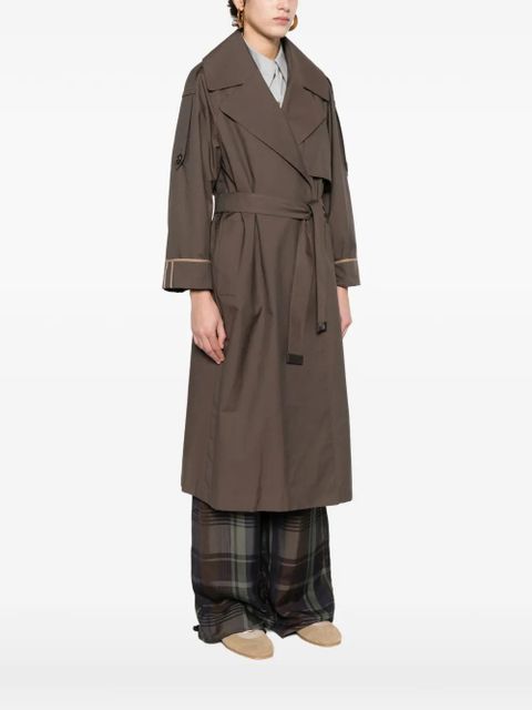 Max Mara tie-belted jacket - Brown