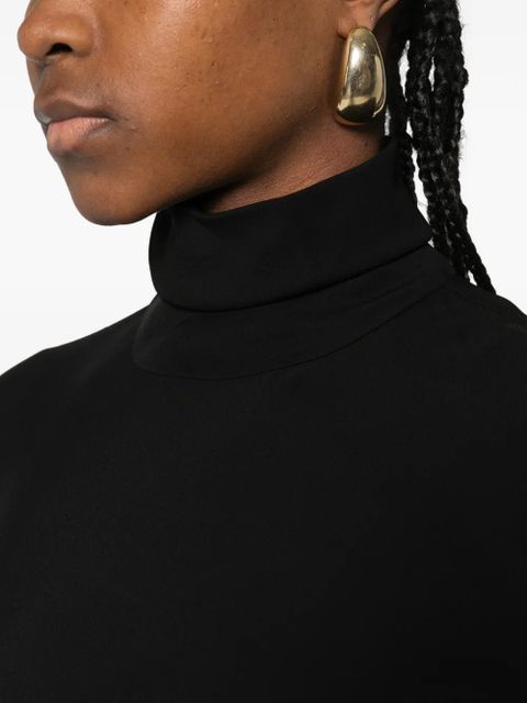 TOTEME twist high-neck dress - Black