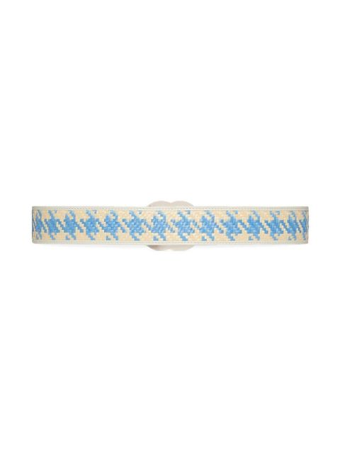 Gucci GG Marmont houndstooth wide belt - Neutrals - zdjęcie produktu nr 2