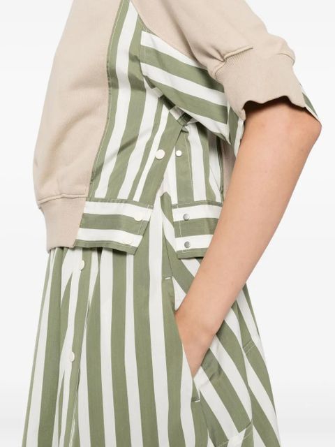 3.1 Phillip Lim striped combo dress - Neutrals