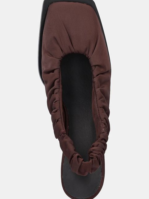 Camper czółenka Karole kolor bordowy na słupku z odkrytą piętą K201844-003