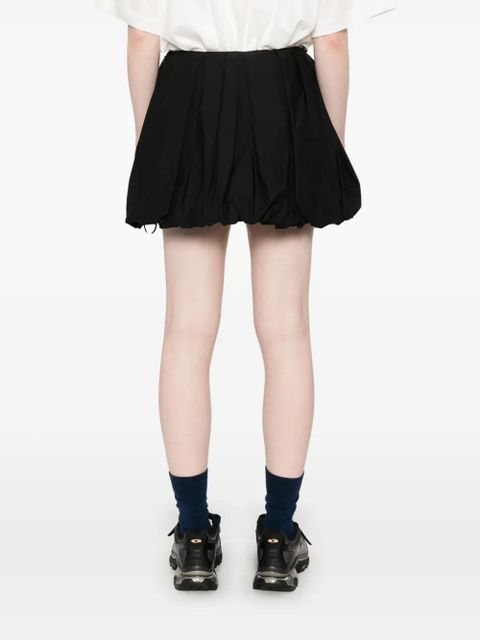 PINKO poplin balloon mini skirt - Black