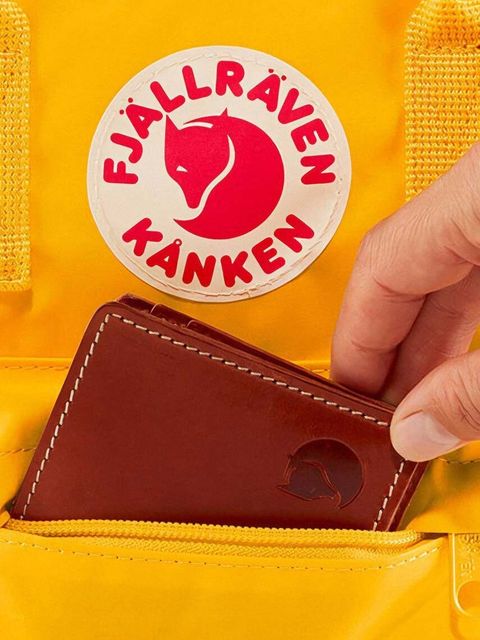 Fjallraven plecak Kanken Mini kolor szary mały z aplikacją F23561.46-46
