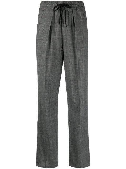 MARANT ÉTOILE Priska high-waist plaid trousers - Grey - zdjęcie produktu nr 1