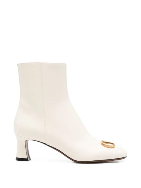 Valentino Garavani logo-plaque boots - Neutrals - zdjęcie produktu nr 1