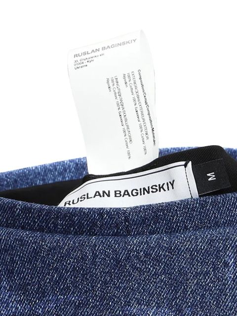 Ruslan Baginskiy denim beret - Blue