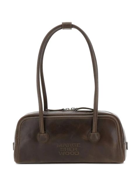 Marge Sherwood Soft pull-up leather shoulder bag - Brown - zdjęcie produktu nr 1