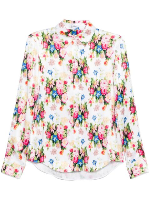 LOEWE floral-print shirt - White - zdjęcie produktu nr 1
