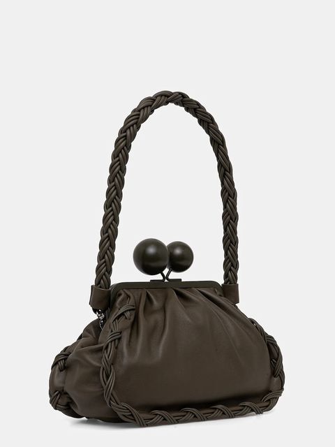 Weekend Max Mara torebka skórzana ALECITO kolor zielony 2615511144600 - zdjęcie produktu nr 2