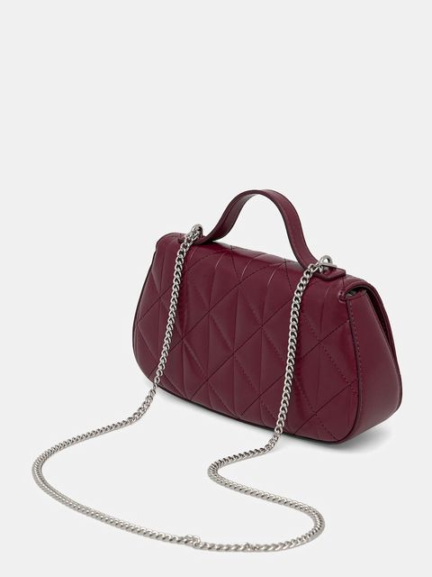 Calvin Klein torebka kolor bordowy LV04F3410G