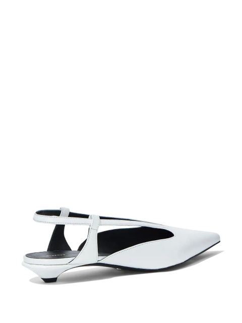 Proenza Schouler slingback leather pumps - White