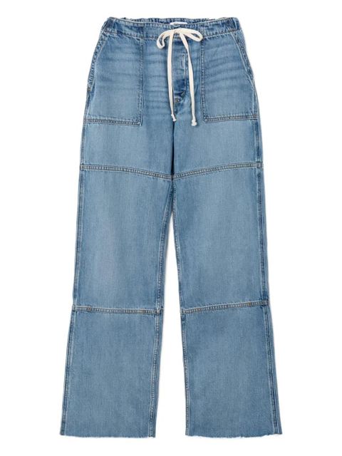 RE/DONE Beach panelled drawstring jeans - Blue - zdjęcie produktu nr 1