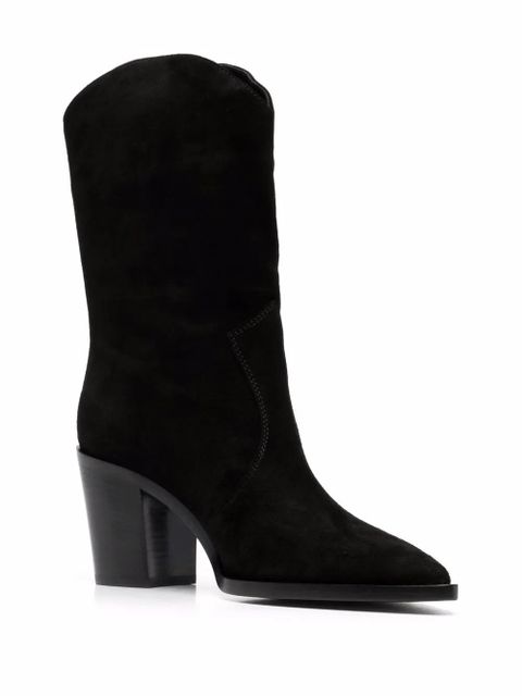 Gianvito Rossi 70mm Denver cowboy boots - Black - zdjęcie produktu nr 2