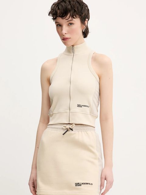 Karl Lagerfeld Jeans top kolor beżowy A2W17025 - zdjęcie produktu nr 1