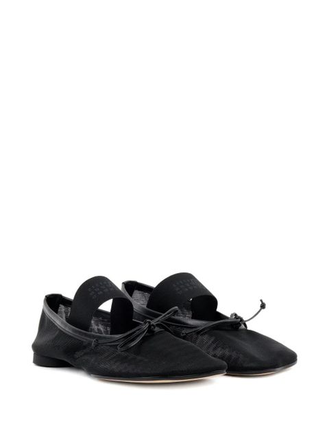 MM6 Maison Margiela mesh ballerina shoes - Black - zdjęcie produktu nr 2