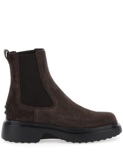Tod's elastic-panel chelsea boots - Brown - zdjęcie produktu nr 1