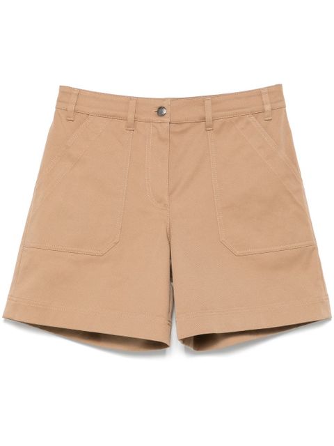 Moncler cotton gabardine shorts - Neutrals - zdjęcie produktu nr 1