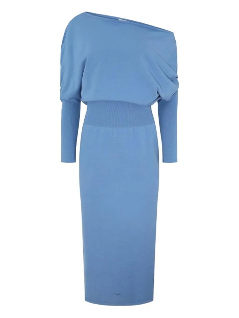 Simkhai Janese off-the-shoulder midi dress - Blue - zdjęcie produktu nr 1