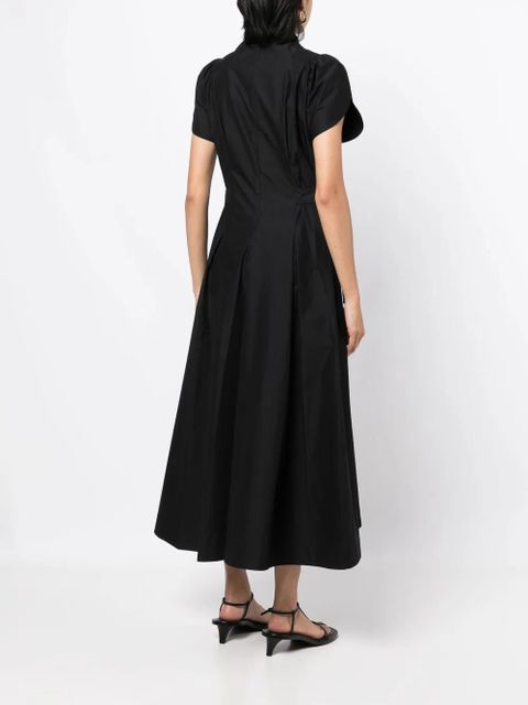 3.1 Phillip Lim high-neck flared midi dress - Black