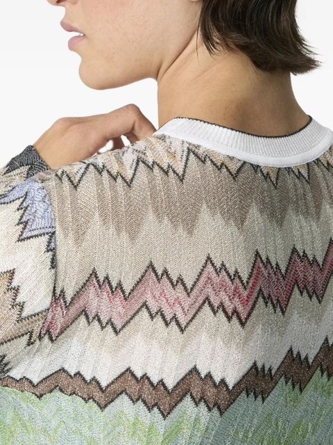 Missoni chevron-pattern sweaters - Neutrals