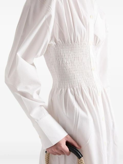 Prada cotton-canvas dress - White