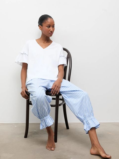 Answear.LAB piżama damska kolor niebieski - zdjęcie produktu nr 1