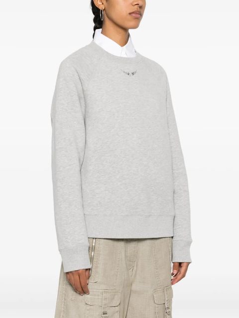 Zadig&Voltaire Upper mélange sweatshirt - Grey - zdjęcie produktu nr 2