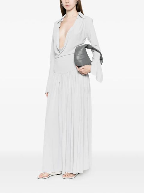 Aya Muse draped maxi dress - Blue - zdjęcie produktu nr 2