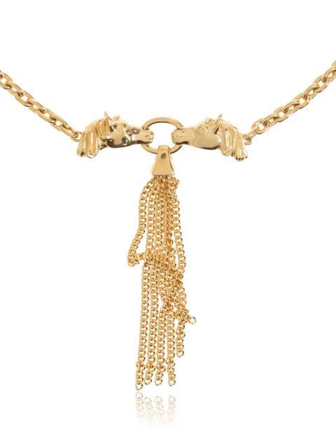Chloé Chain Horse tassel necklace - Gold